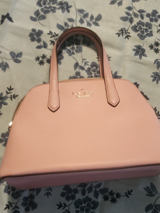 kate spade Handbags - kate spade pink dome satchel with gold-tone logo